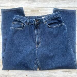 Lucchese Jeans 35x30 Straight Fit Med Wash Blue Denim Western Cowboy Workwear